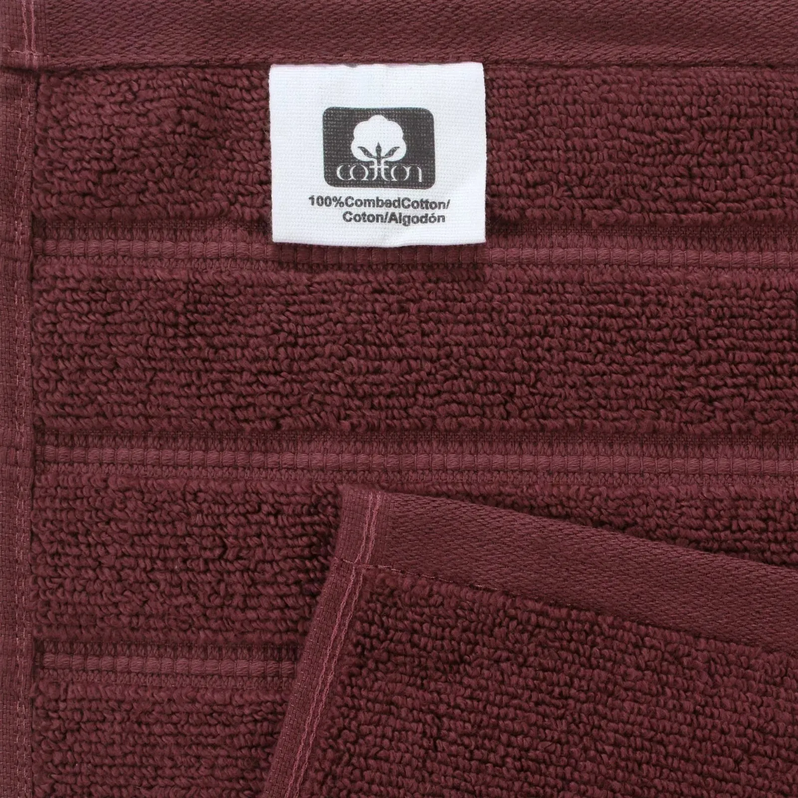 12-Piece Set: Bibb Home Zero Twist Egyptian Cotton Towel Set