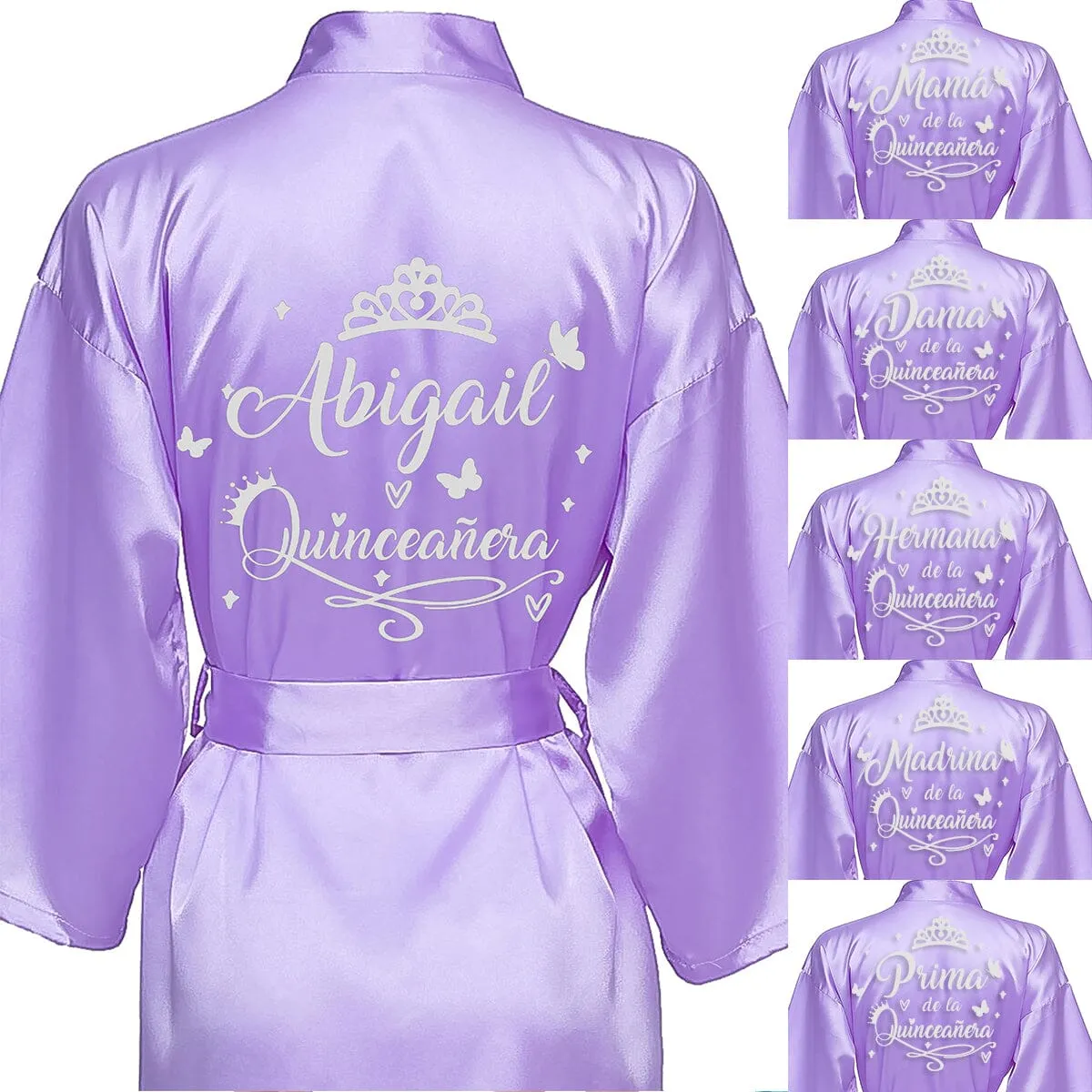 2 Batas quinceanera Lilac with Silver