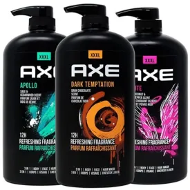 3-Pack: Axe Men's Body Wash Variety Set- 32oz