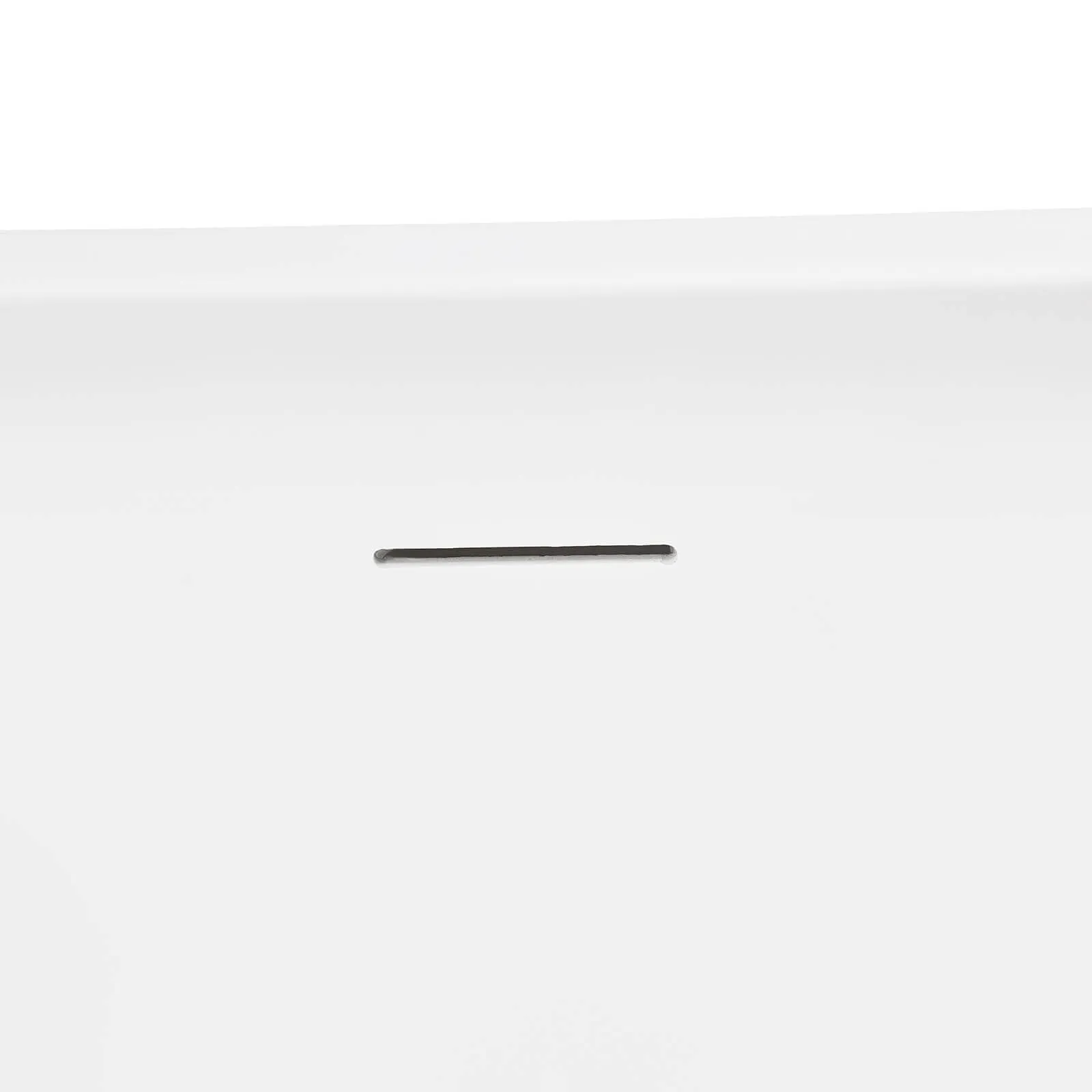 54'' White Oval Acrylic Bathtub