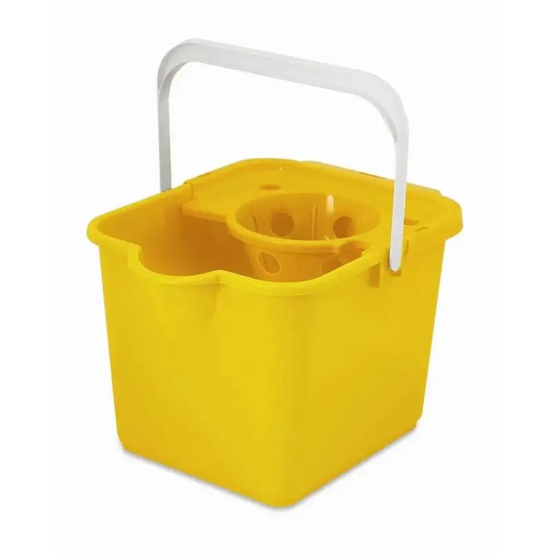 Addis 11L Mop Bucket and Wringer - Yellow