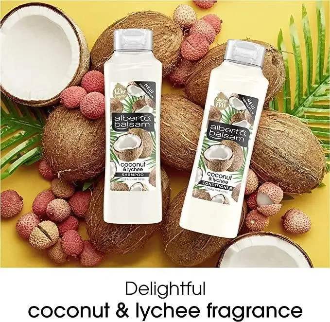 Alberto Balsam Coconut & Lychee Shampoo-350ml