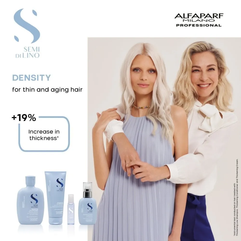 Alfaparf Milano Semi Di Lino Density Thickening Low Shampoo 250ml & Conditioner 200ml Twin