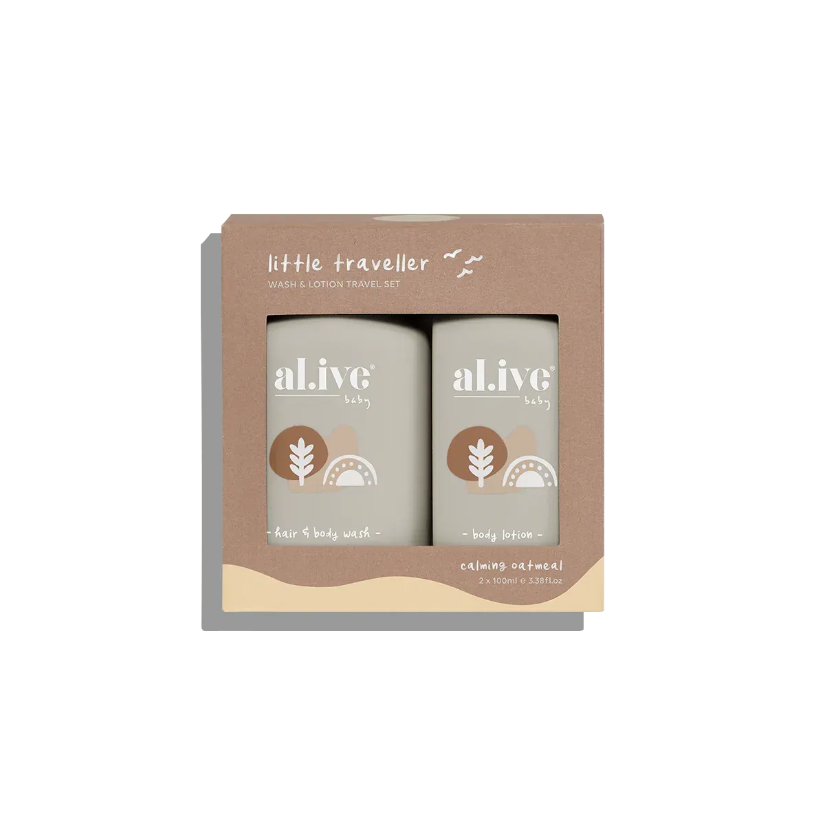 al.ive body Little Traveller - Wash & Lotion Travel Set