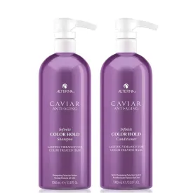 Alterna Caviar Anti-Aging Infinite Color Hold Shampoo and Conditioner Liter Bundle ($162 Value)