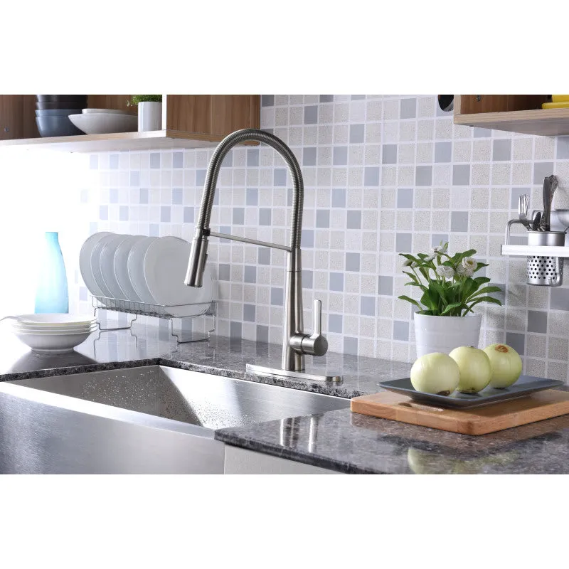 ANZZI Apollo Single Handle Pull-Down Sprayer Kitchen Faucet