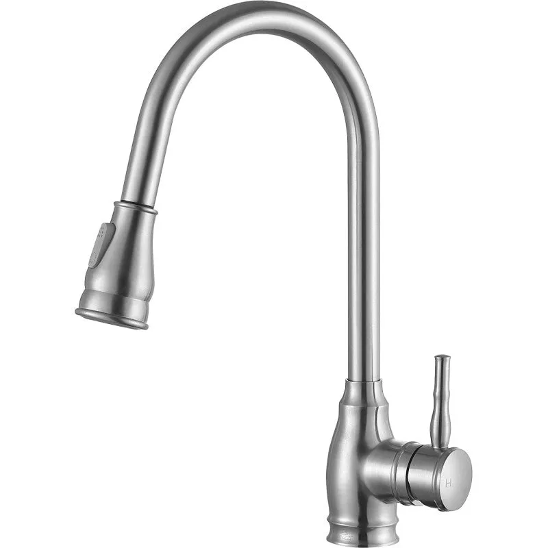 ANZZI Bell Single-Handle Pull-Out Sprayer Kitchen Faucet