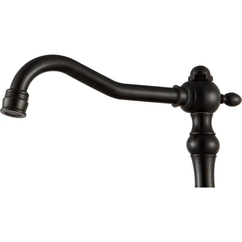 ANZZI Highland Single-Handle Standard Kitchen Faucet with Side Sprayer