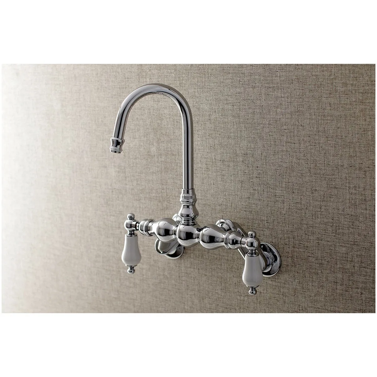 Aqua Vintage AE83TX-P Adjustable Center Wall Mount Tub Faucet