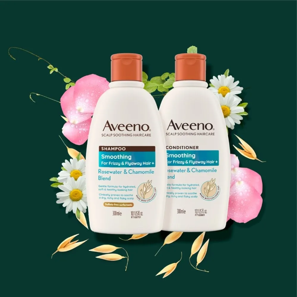 Aveeno Smoothing  Rose Water & Chamomile Blend Conditioner 300ml