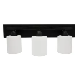 Bathroom Vanity Light Bar - Bathroom Lighting Fixtures With Modern Glass Shade