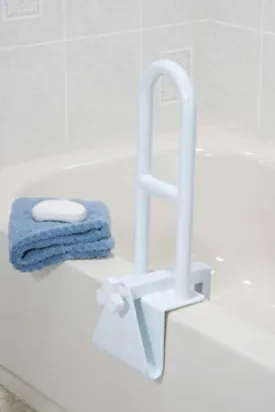 Bathtub Safety Rail 14.5 Inch, 3 - 7 Inch W White Stainless Steel NONADJ