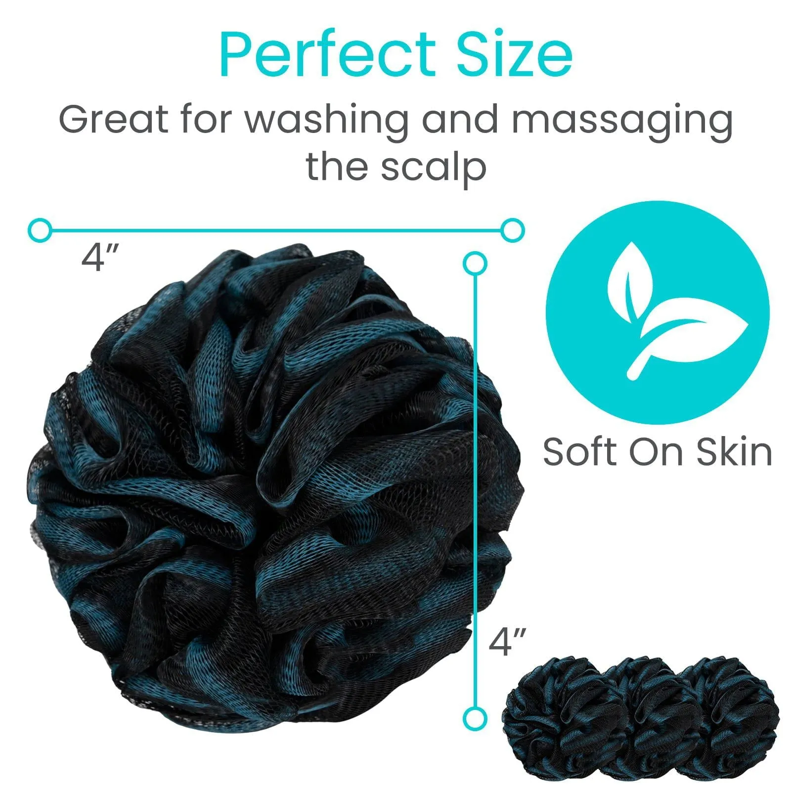 Bendable Loofah Replacement Set