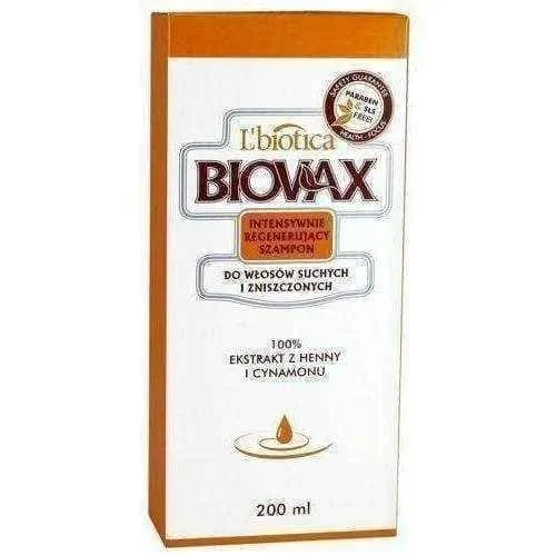 BIOVAX Shampoo for dry and damaged hair 200ml