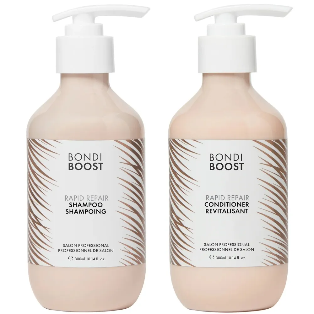 BondiBoost Rapid Repair Shampoo & Conditioner Twin 2 x 300ml