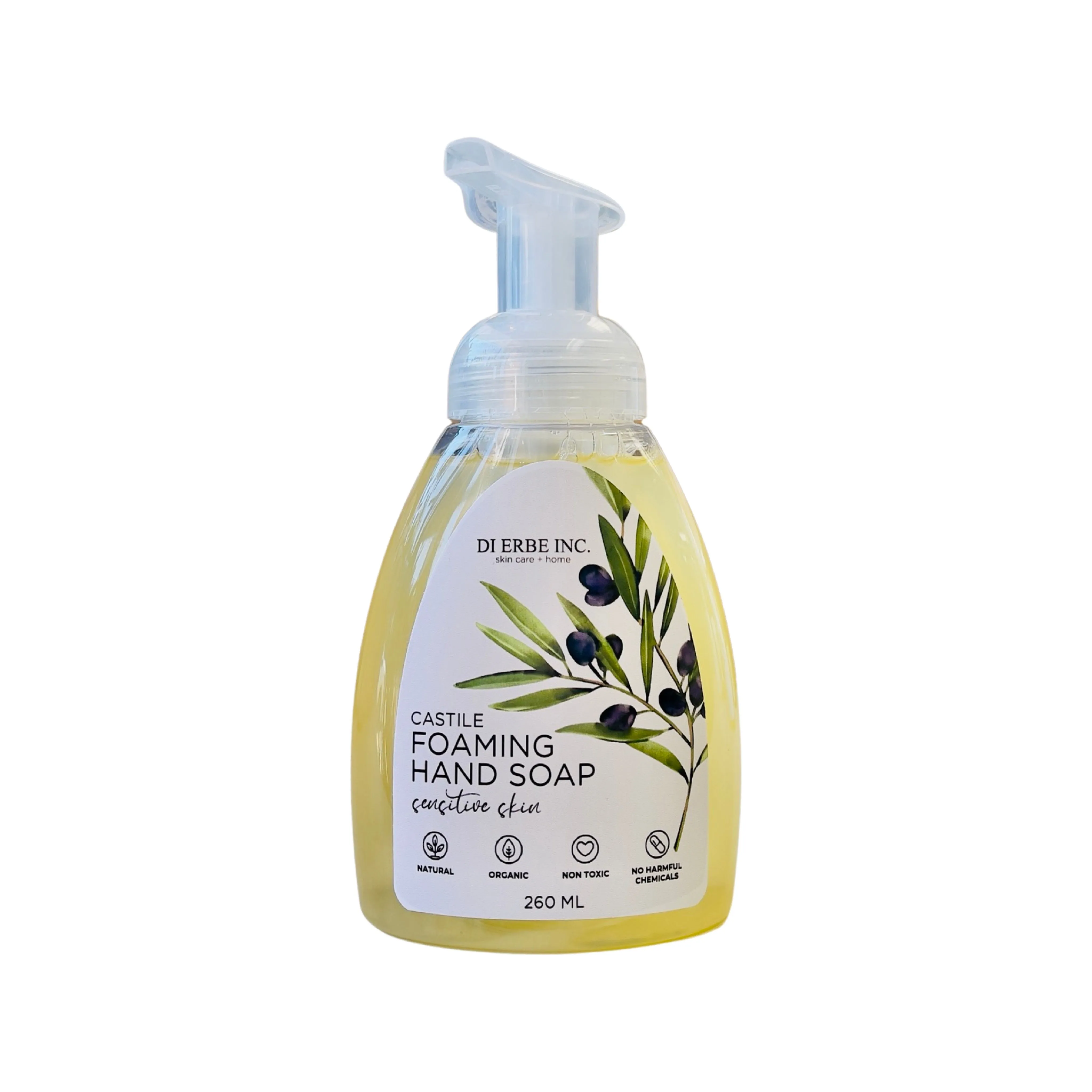 Castile Foaming Hand Soap-Sensitive Skin