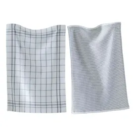 Classic Terry Dish Towel Set, Grey