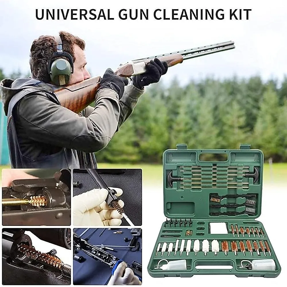 Comprehensive Brass Gun Cleaning Kit for Rifles, Pistols, Shotguns