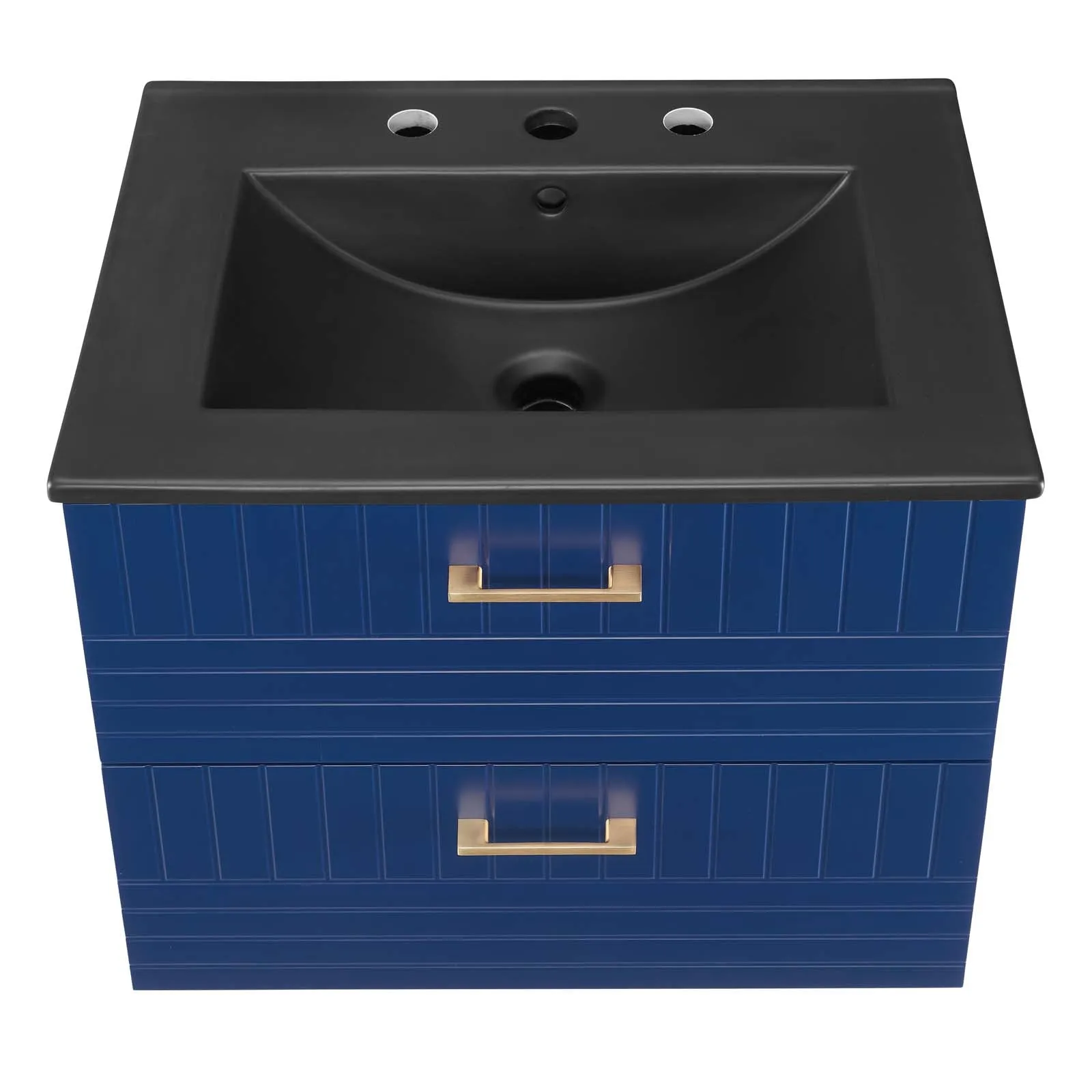 Daybreak 24" Bathroom Vanity Blue Black EEI-5820-BLU-BLK