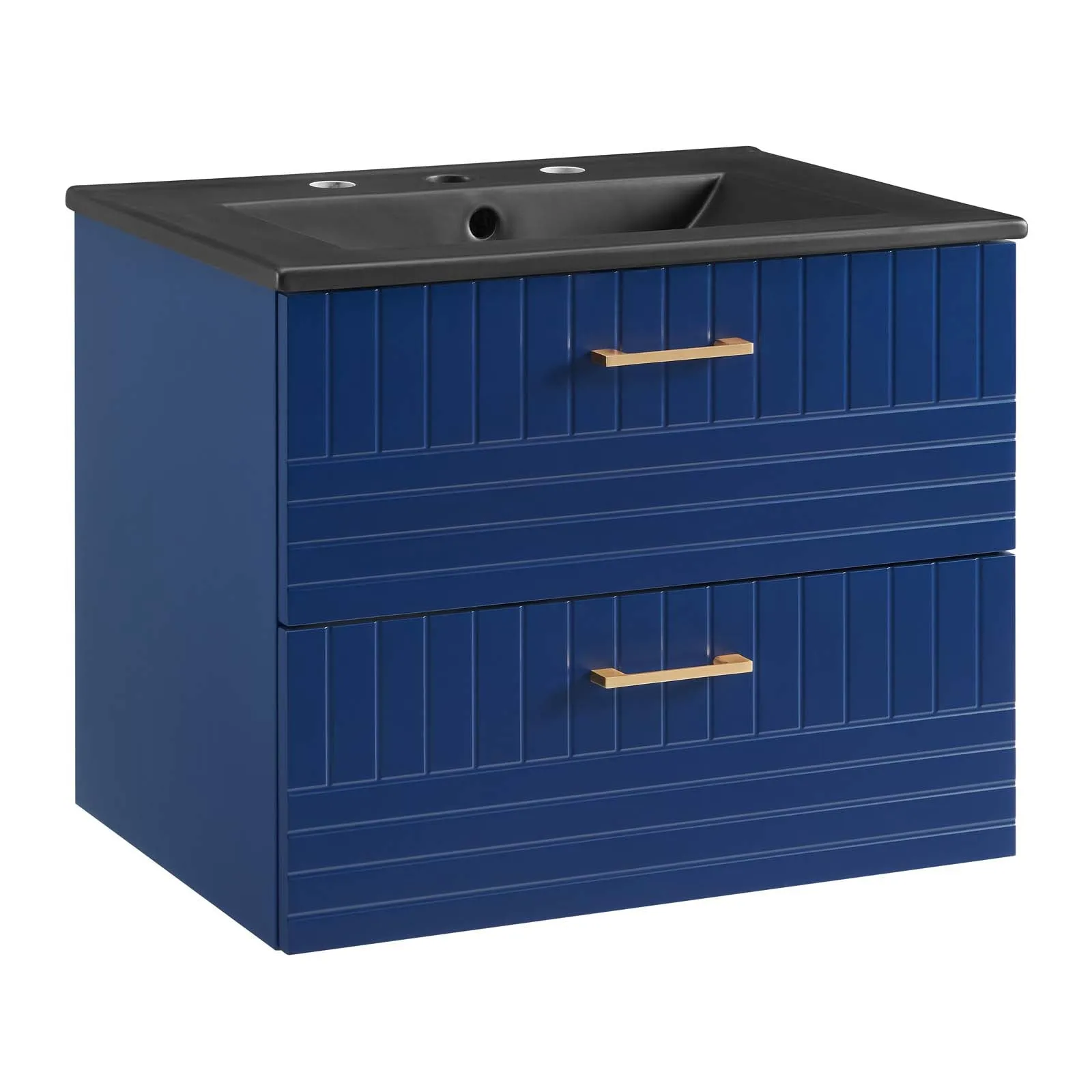 Daybreak 24" Bathroom Vanity Blue Black EEI-5820-BLU-BLK