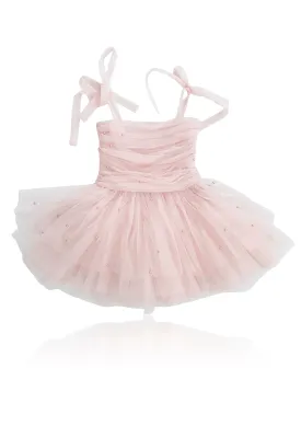 DOLLY® PEARL TULLE BALLERINA DRESS dollypink  ⚪