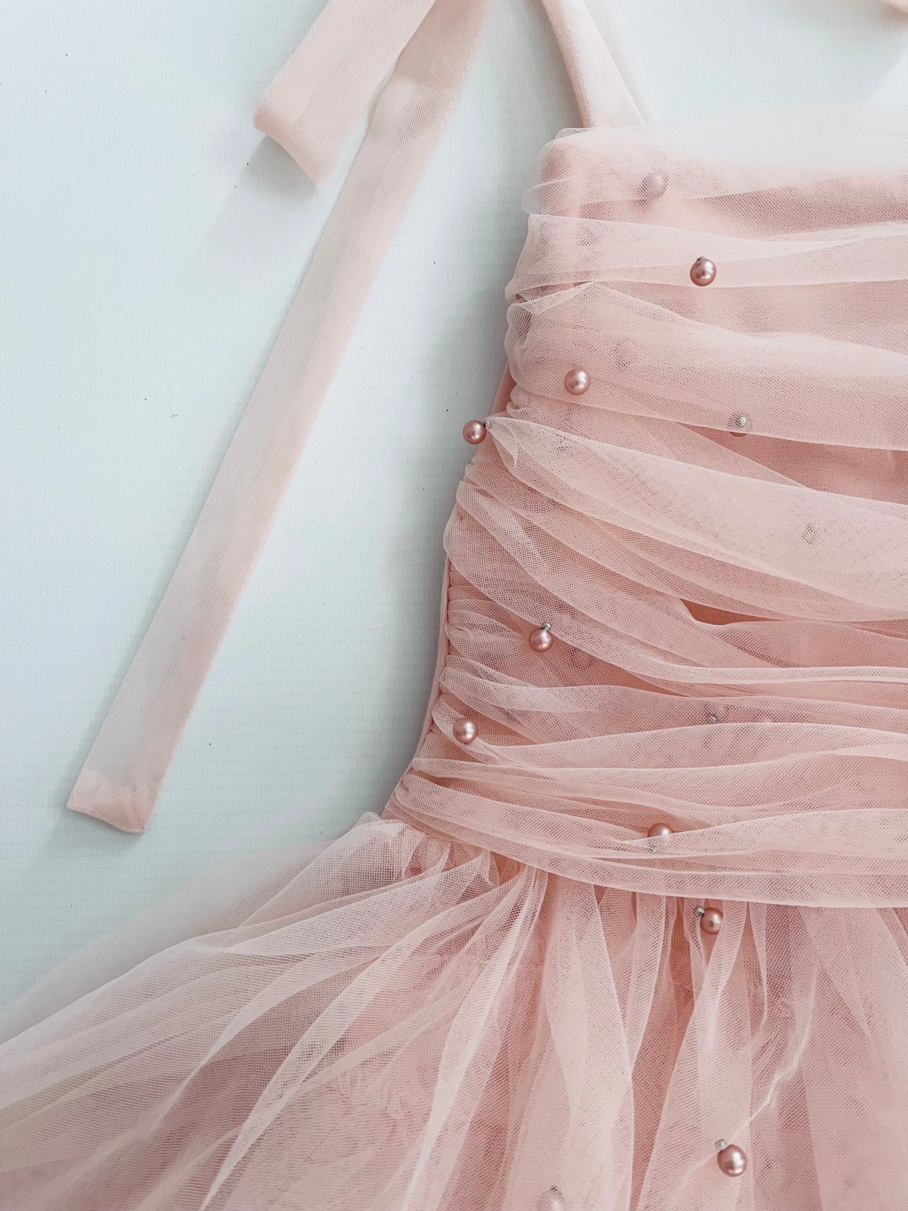 DOLLY® PEARL TULLE BALLERINA DRESS dollypink  ⚪