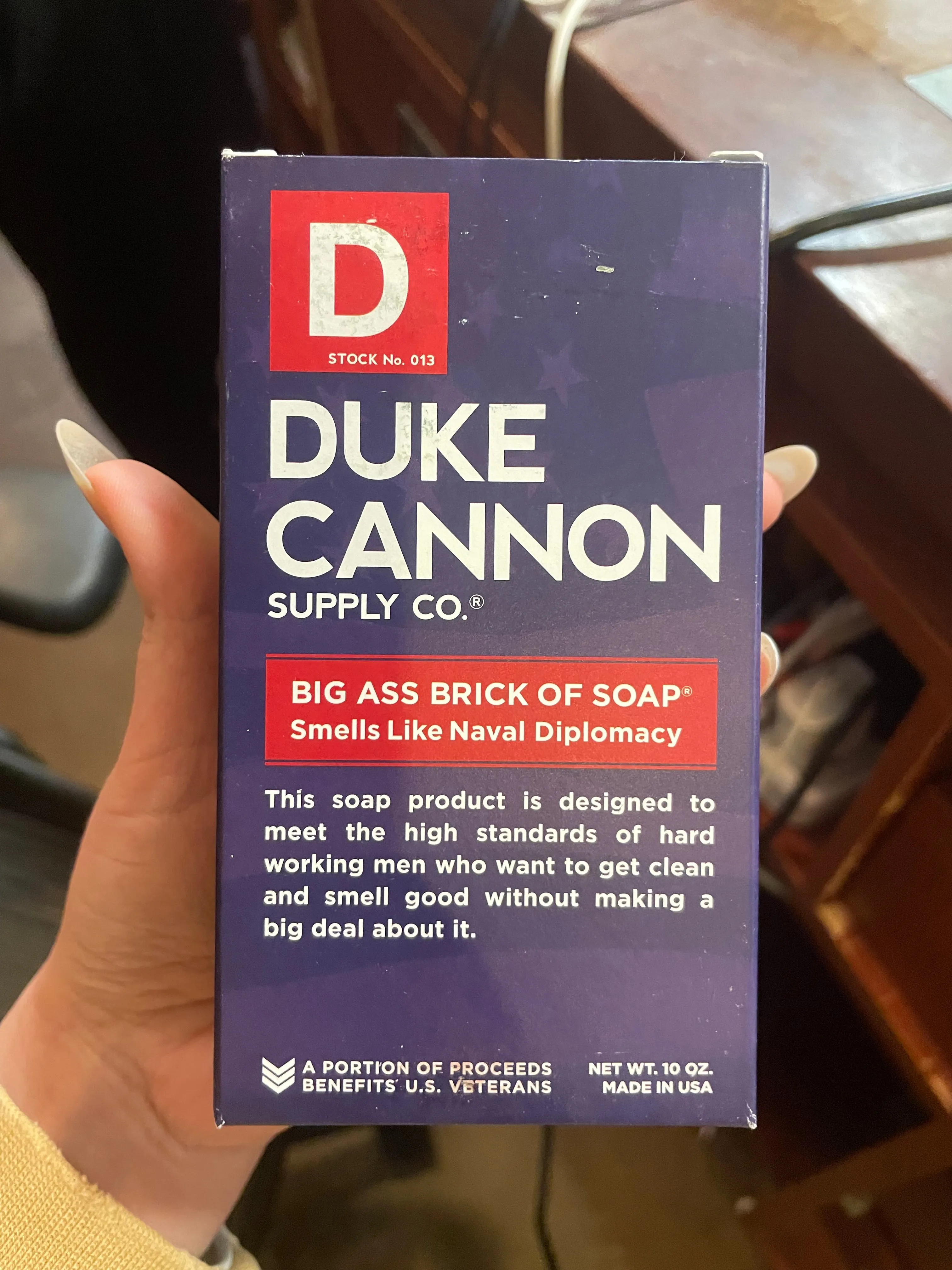 Duke Cannon Naval Diplomacy Soap