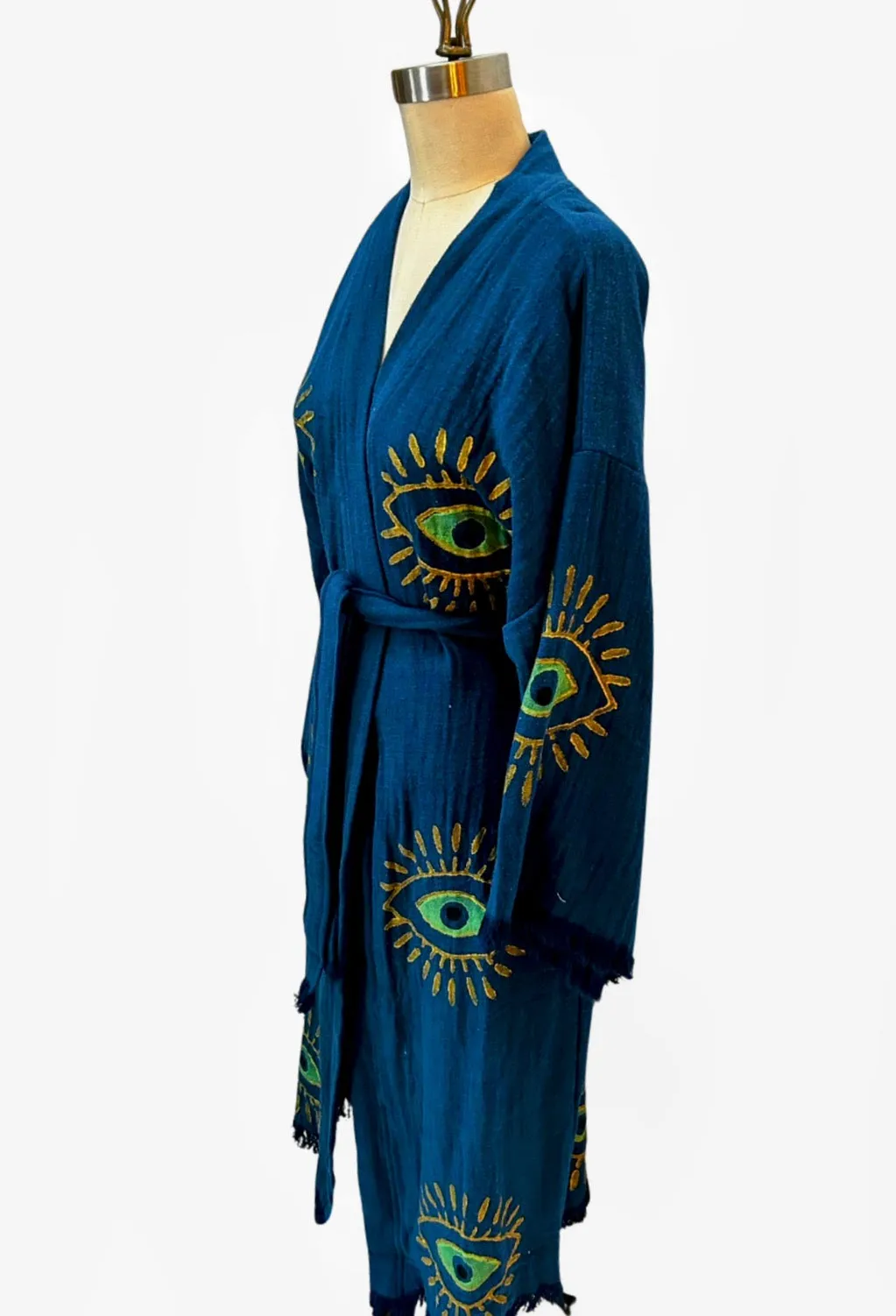 Evil Eye Robe in Blue