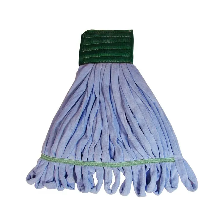 Golden Star® Relintless™ Microfiber Wet Mop w/ 5" Canvas Band (Size: Medium | Looped Ends)