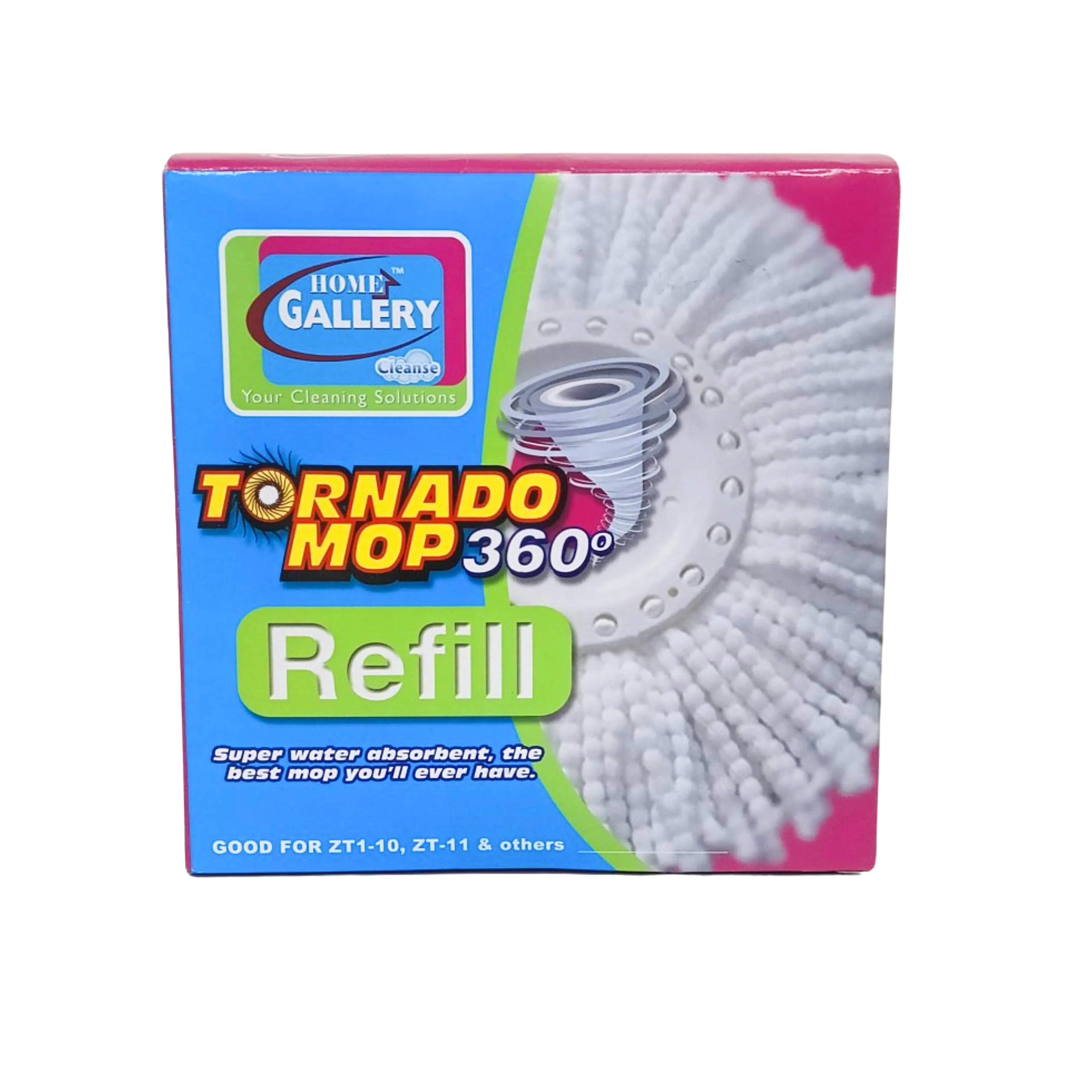 Home Gallery Tornado Mop Refill for Model ZT1-10, ZT-11 and others (ZT11M/3)