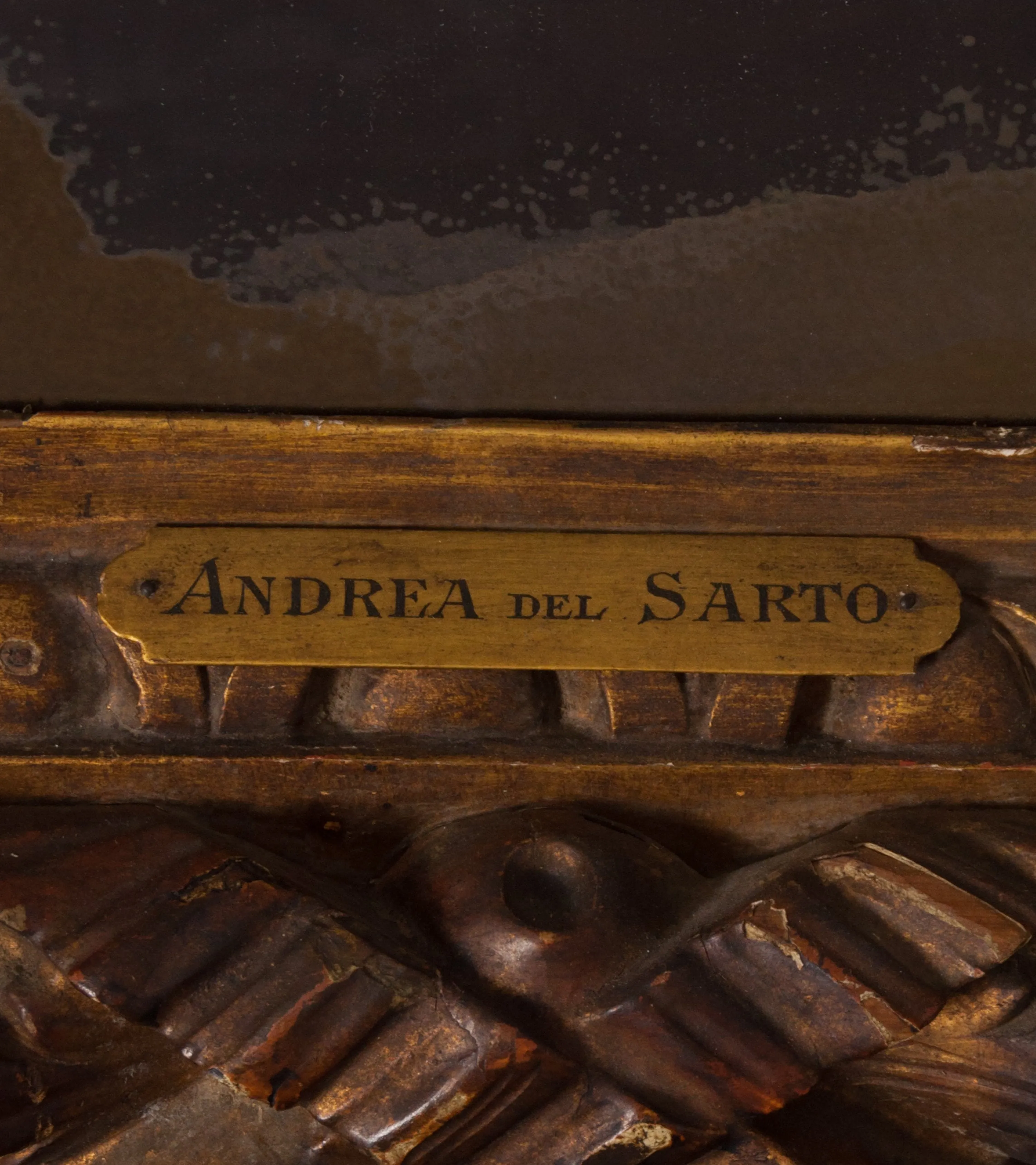 Italian Frame with 'Andrea Del Sarto" Plaque