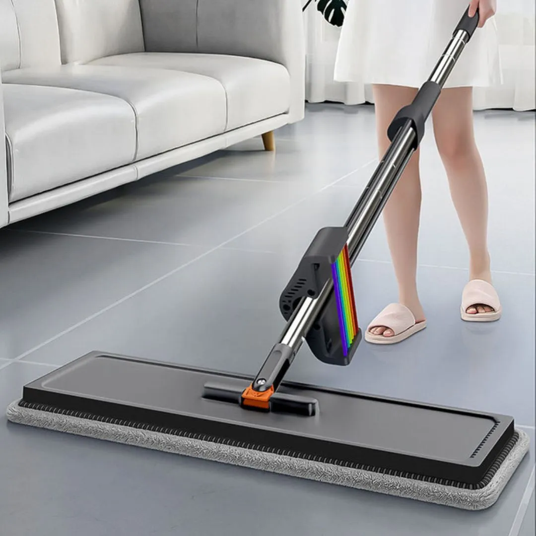 Joybos Easy Clean Rainbow Flat Mop Black 50cm