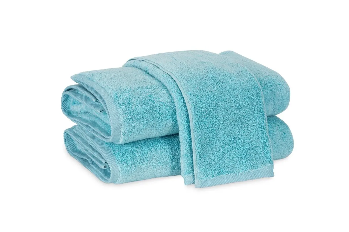 Milagro Bahama Blue Towels by Matouk