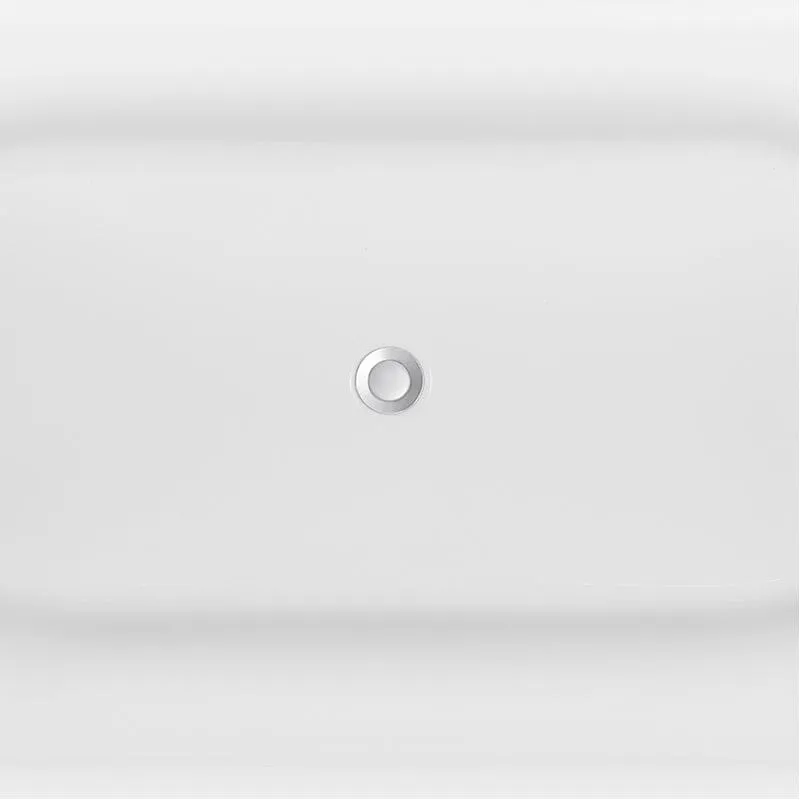 Mokleba 67'' Oval Acrylic Fluted Freestanding Soaking Bathtub with Feet