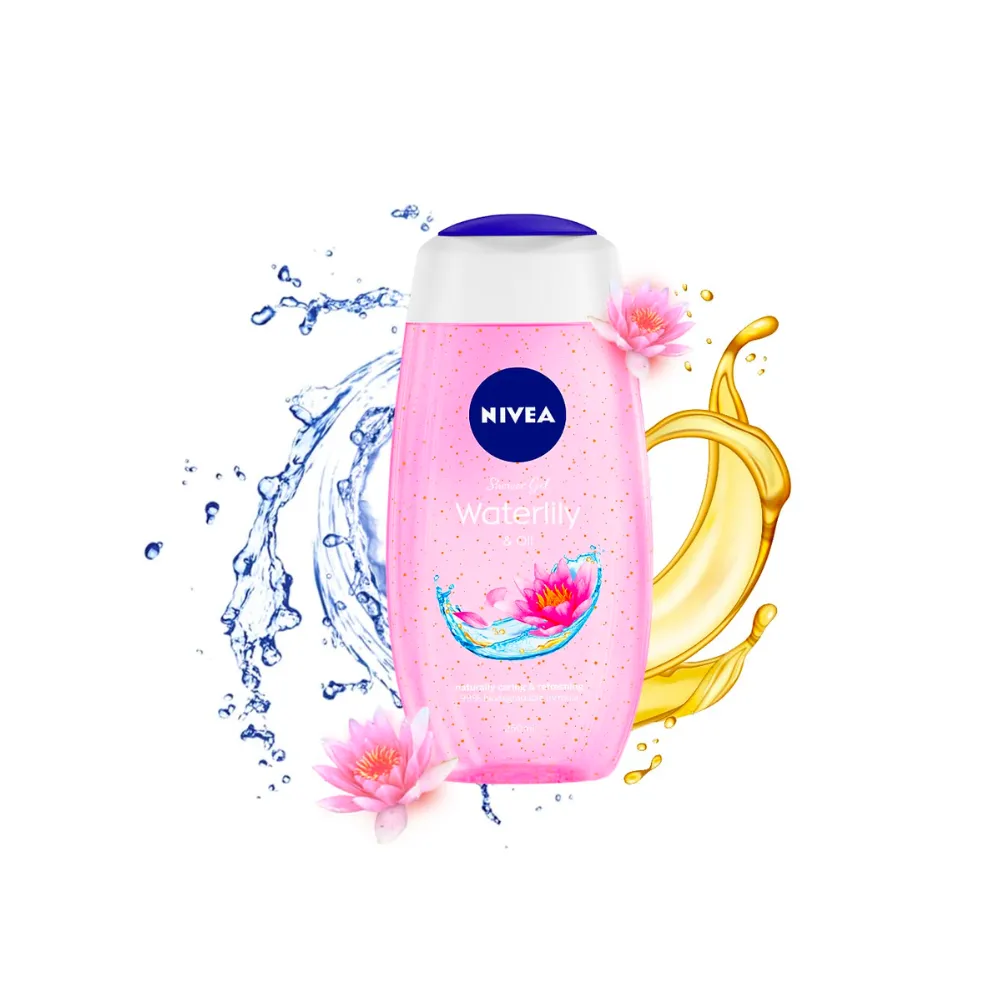 Nivea Body Wash - Waterlily & Oil Shower Gel - 250ml