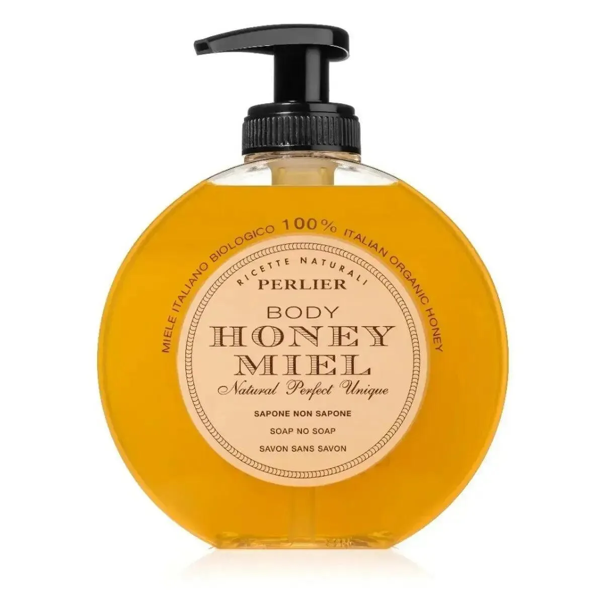 Perlier Honey Miel Delicate Liquid Soap Nourishing formula for face, hands, body - 300ml