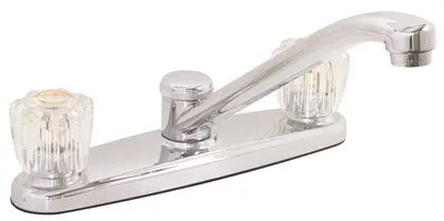 Premier Bayview Kitchen Faucet With Two Handles' 1.8 Gpm' Chrome' Lead Free