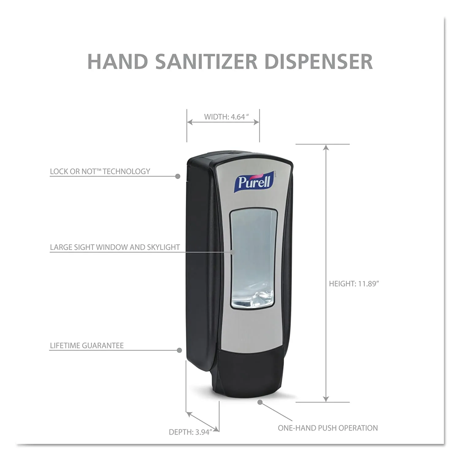 Purell Hand Sanitizer Starter Kit - Dispenser & Refill, 1 Kit