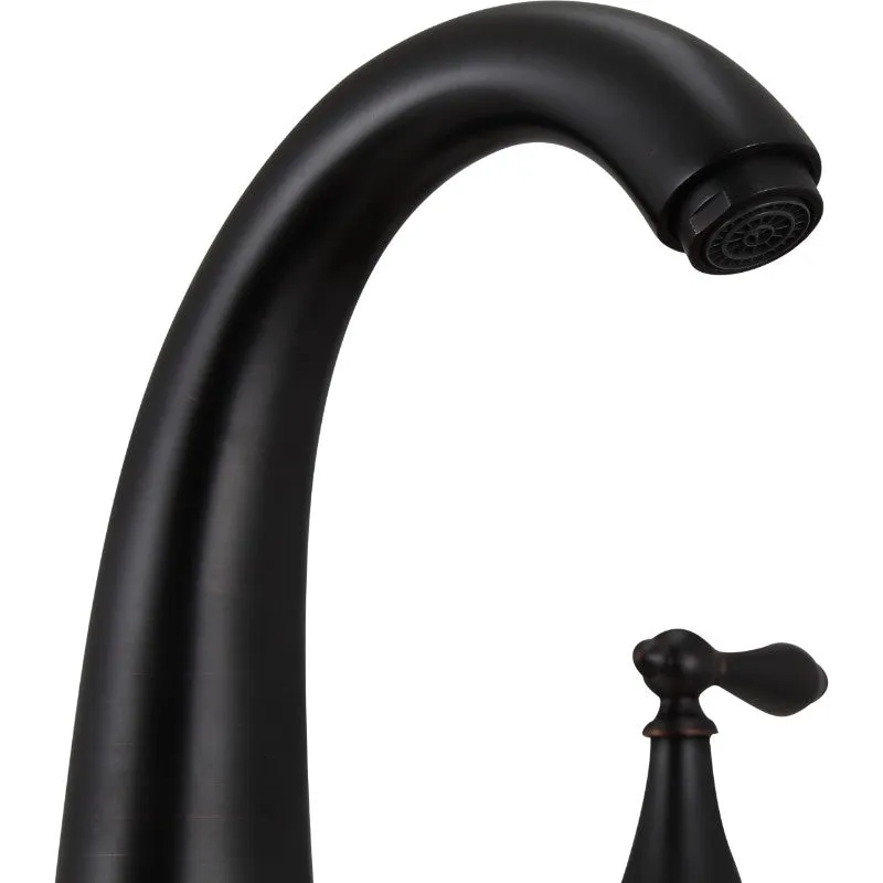 Queen Widespread Bathroom Faucet in Oil Rubbed Bronze