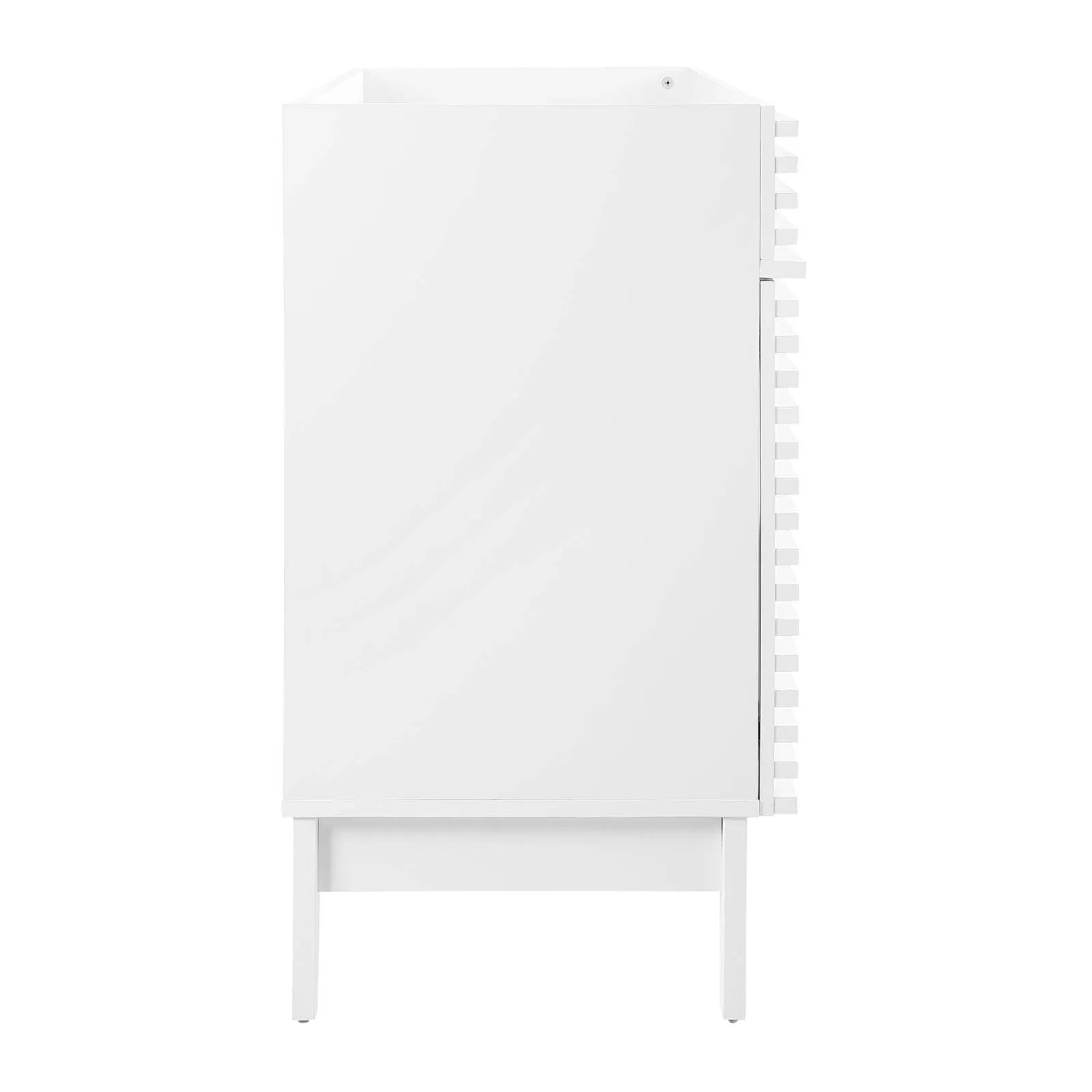 Render 48" Single Sink Compatible (not included) Bathroom Vanity Cabinet White EEI-4341-WHI