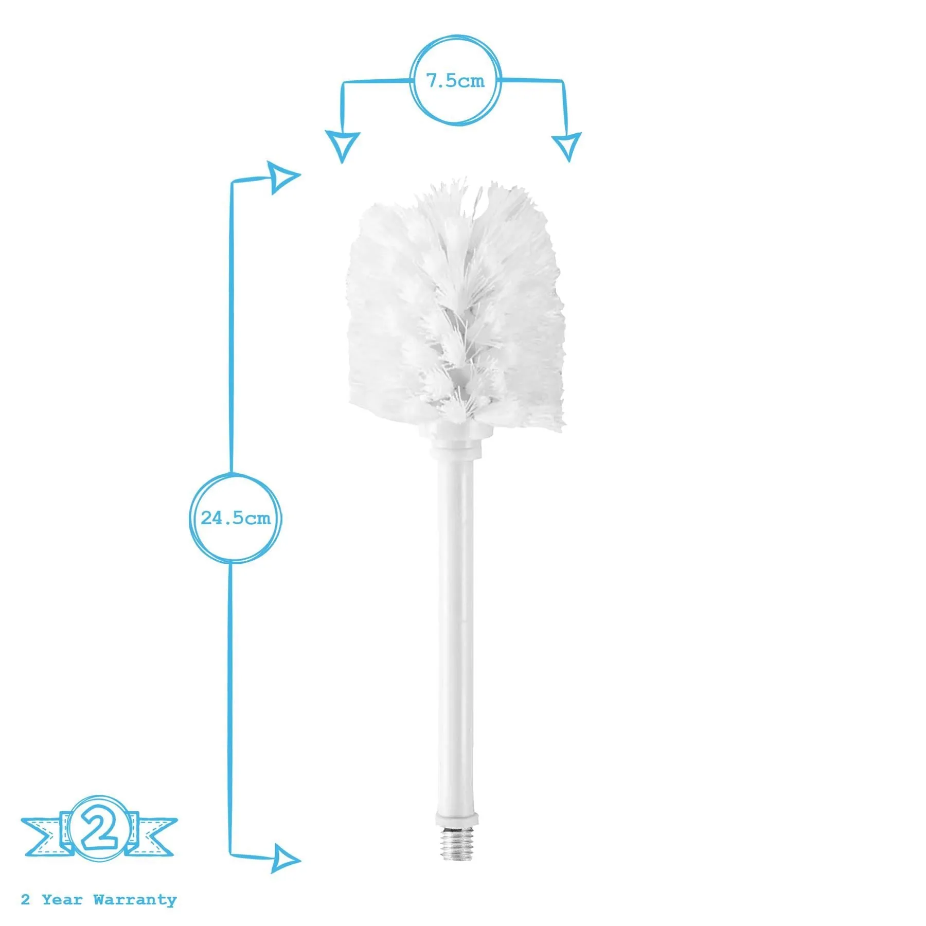 Replacement Toilet Brush Head - By Harbour Housewares