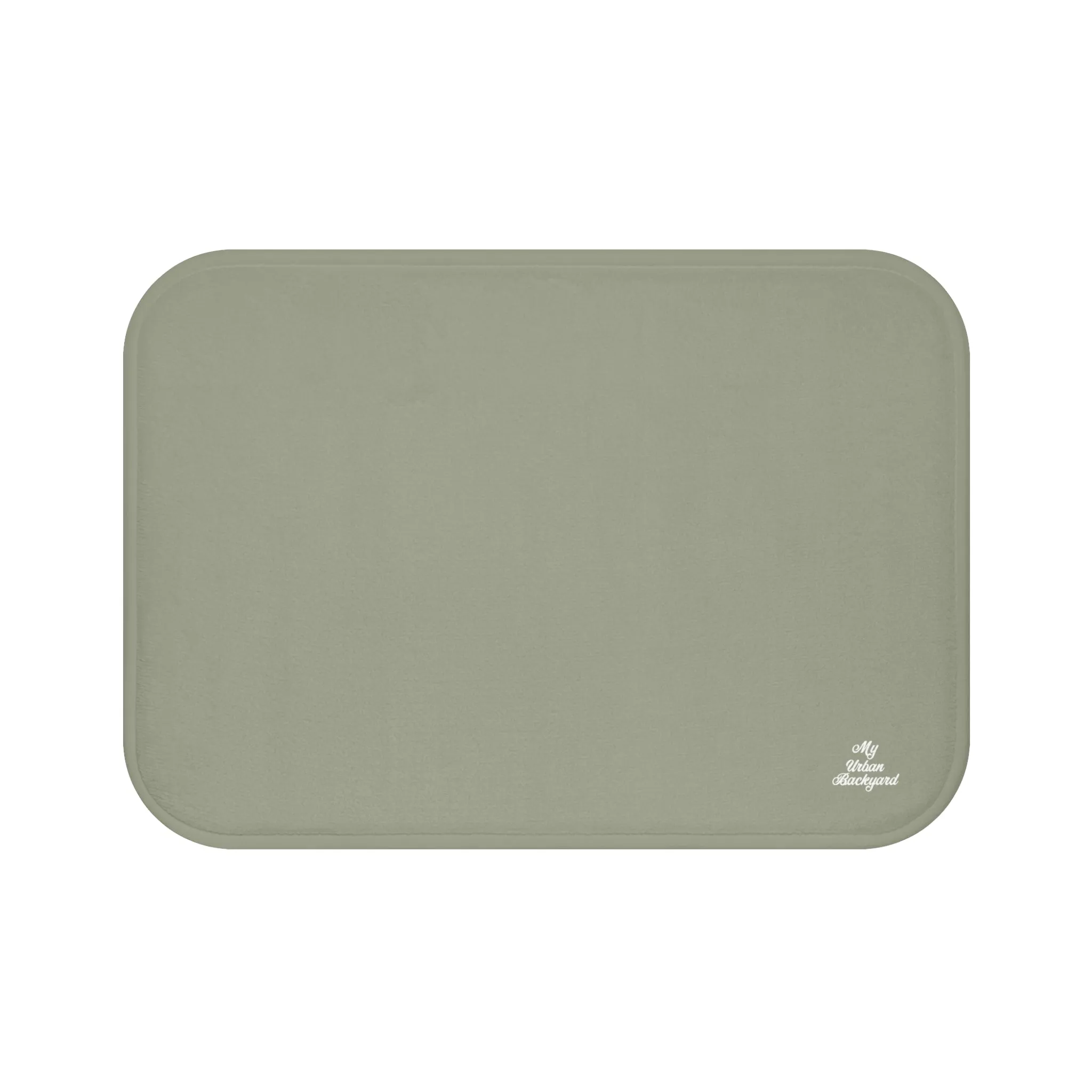 Sage Accent Color, Memory Foam Bath Mat - Cozy Bathroom Essential