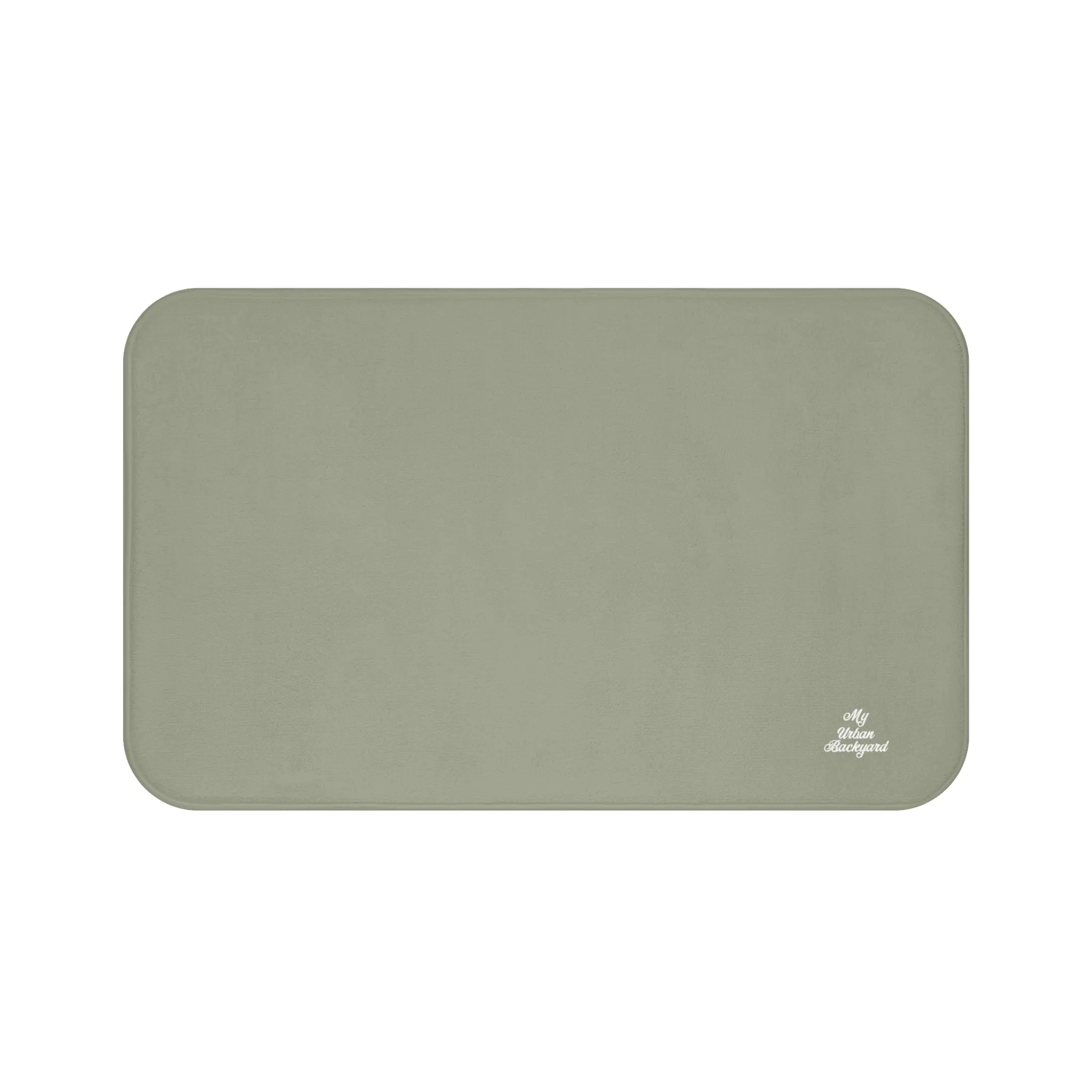 Sage Accent Color, Memory Foam Bath Mat - Cozy Bathroom Essential