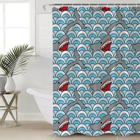 Shower Curtain: Shark Bite