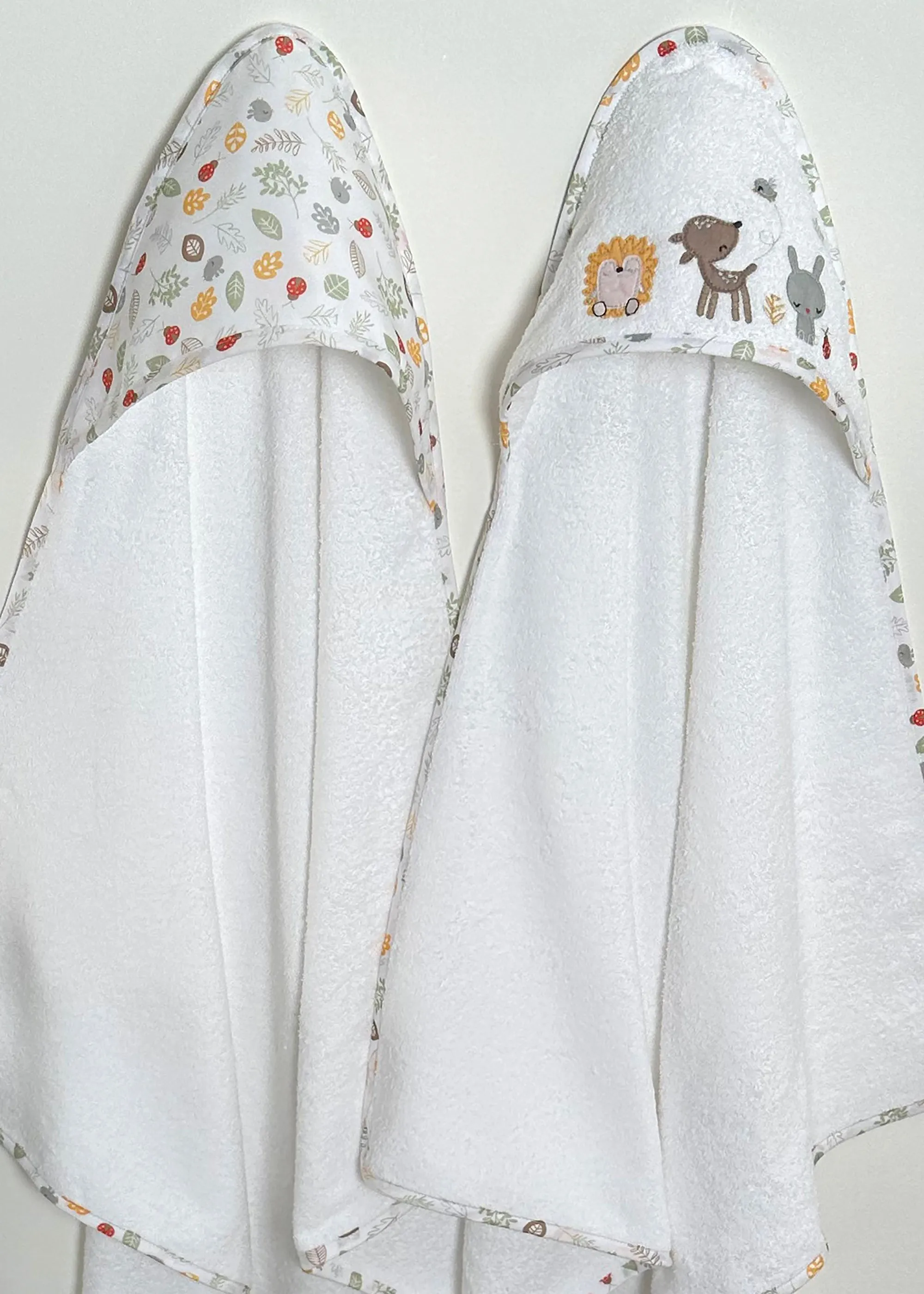 Silver Cloud Treetops Hooded Cuddle Robes Pack of Two