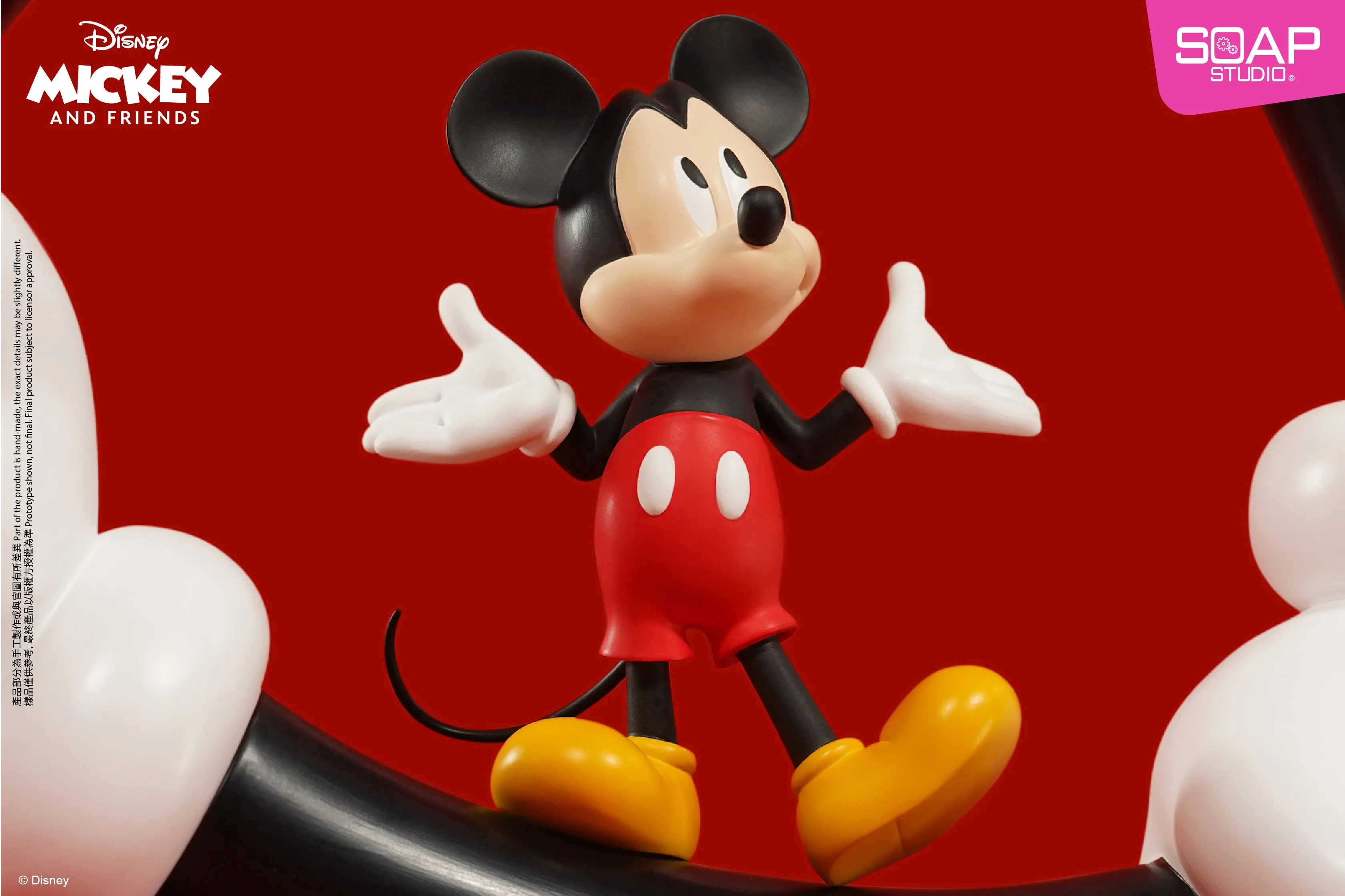 Soap Studio DY033 Disney Mickey Mouse Hand In Hand Statue