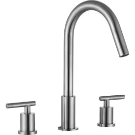 Spartan Widespread Bathroom Faucet in Brushed Nickel