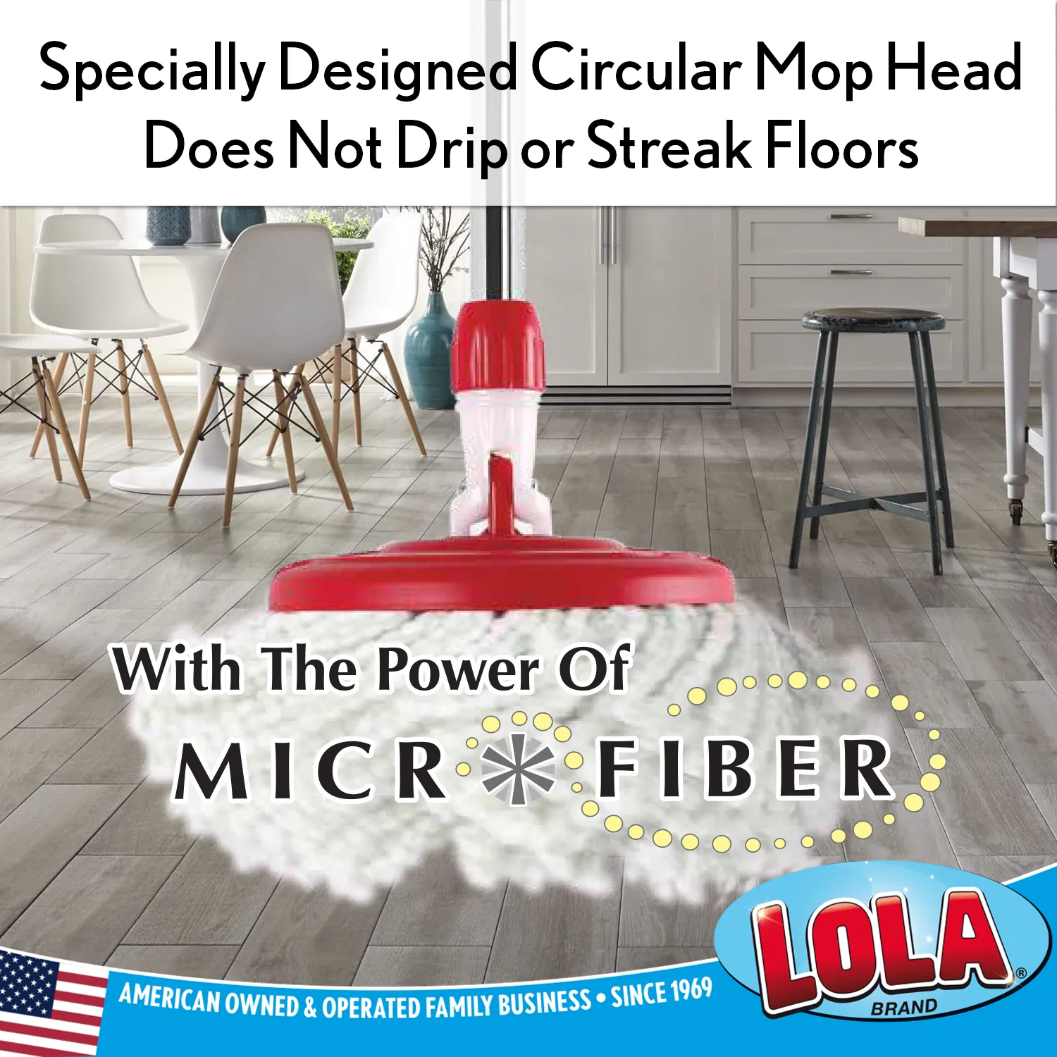 The Revolution Microfiber Spin Mop Refill