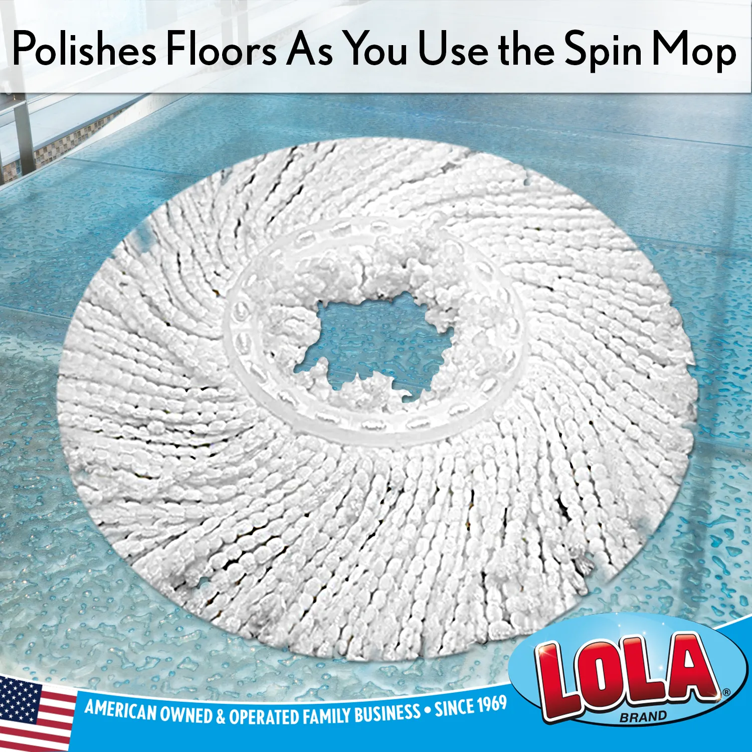 The Revolution Microfiber Spin Mop Refill